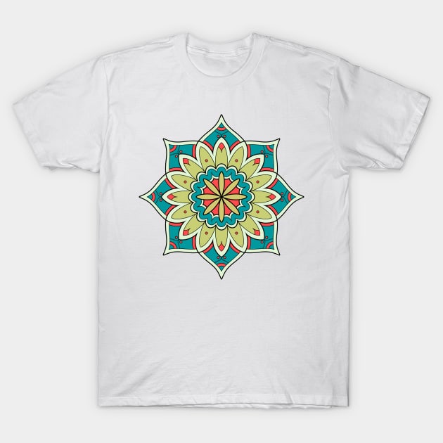 Mandala 2 T-Shirt by freshinkstain